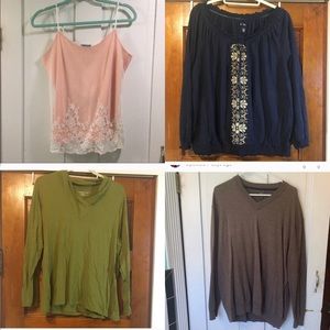 MUST SEE!! 4 Shirt Bundle! XL-1X